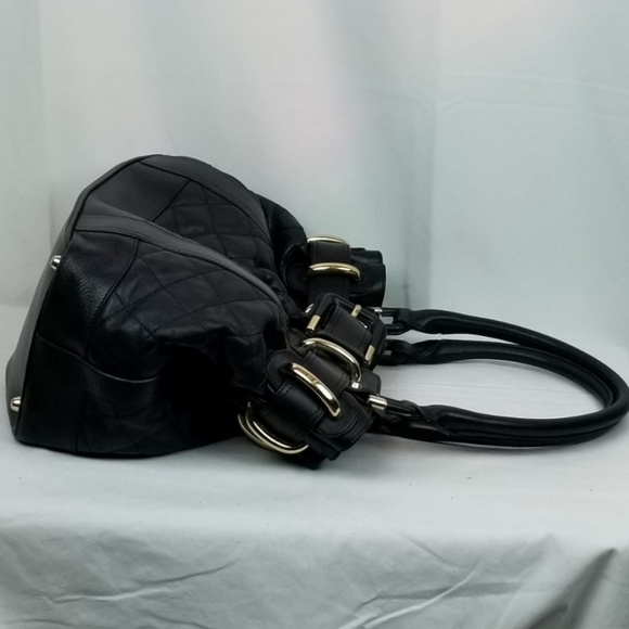 Burberry Beaton Black Quilted Leather Handbag Large - Picture 7 of 16